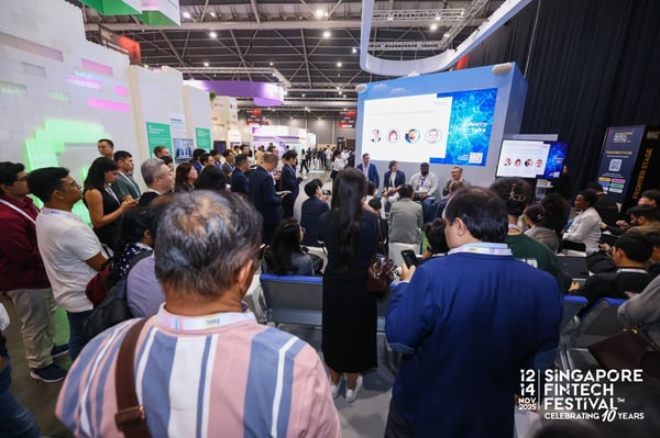 Delegates walking the exhibition floor